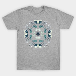 Paisley flower design T-Shirt